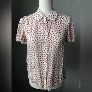 Mango polka-dot blouse